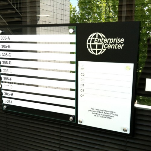 Directory for Enterprise Business Center by Bennett Graphics in Pleasanton