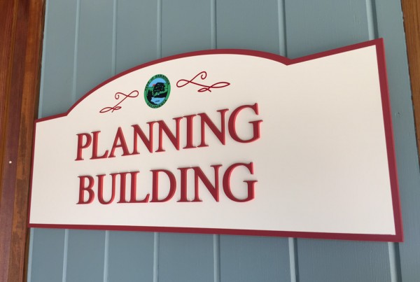 Office Nameplate production in Pleasanton