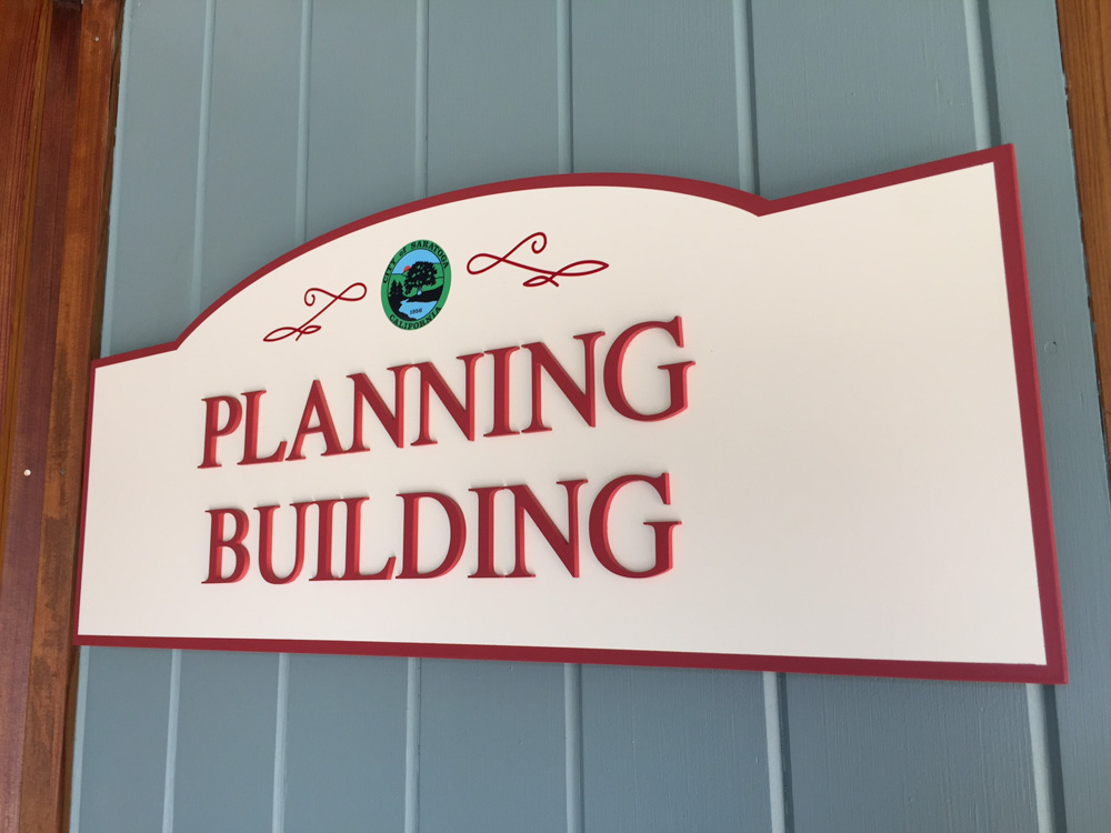 Office Nameplate production in Pleasanton