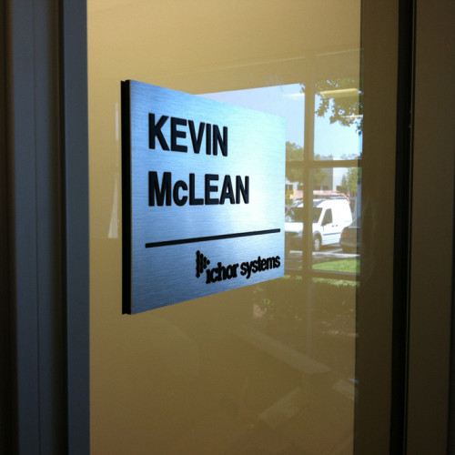 Nameplate and directory sign production in Pleasanton