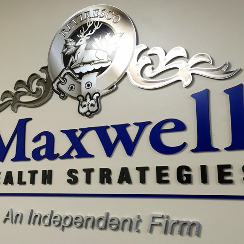 T. Bennett Services, LLC of Pleasanton created lobby sign