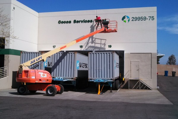 Channel Letter sign installed in Pleasanton