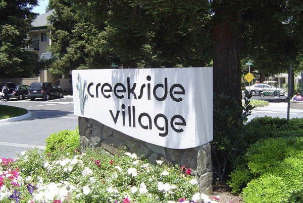 Monument Sign installed and made by Bennett Graphics in Pleasanton CA