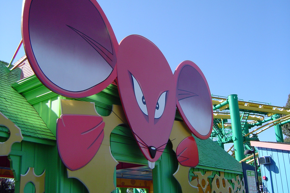 roller coaster signage production and installation in Pleasanton, CA