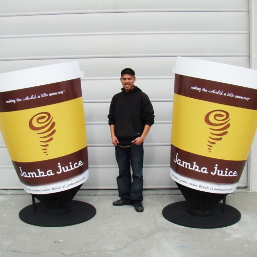 Store signage for Jamba Juice in Pleasanton, CA