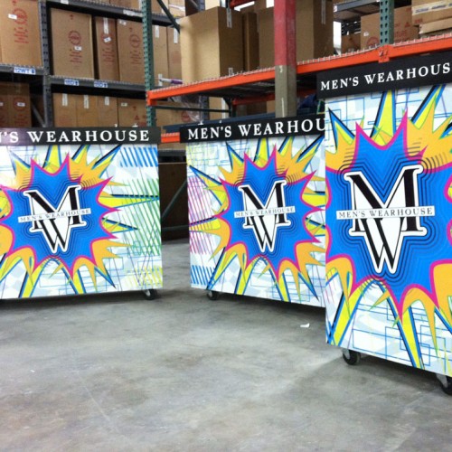 Vinyl Graphic displays made by Bennett Graphics in Pleasanton