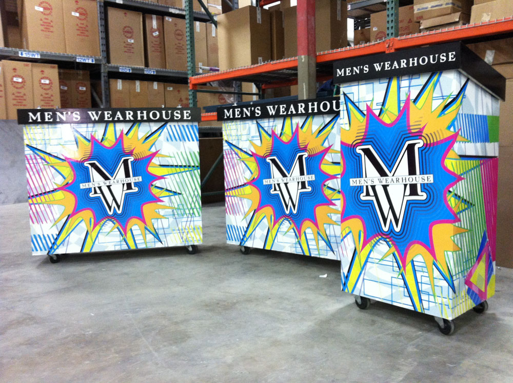 Vinyl Graphic displays made by Bennett Graphics in Pleasanton