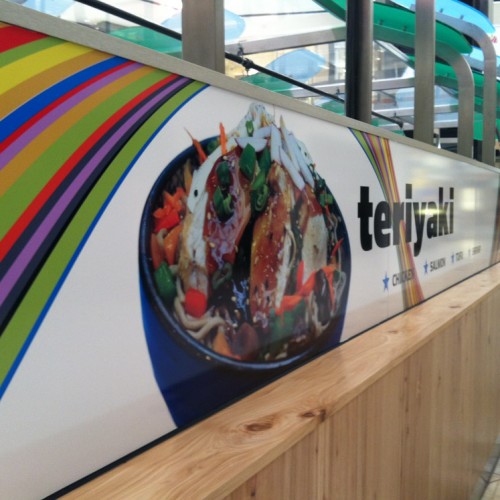 Vinyl Graphics installed in Stoneridge Mall in Pleasanton