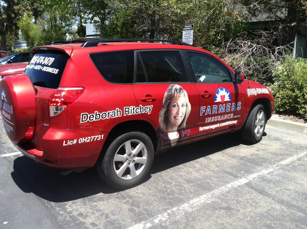 Vehicle wrap design and installation in Pleasanton