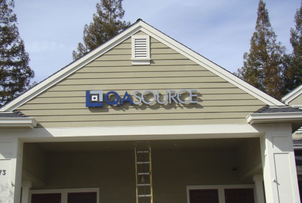 Halo Channel Aluminum Signs installed in Pleasanton CA