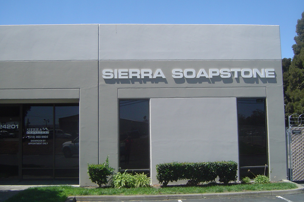 HDU Foam Letter Sign made for Sierra Soapstone by T Bennett Services in Pleasanton