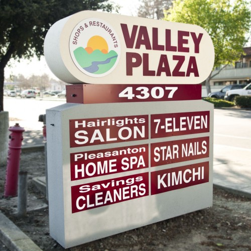 Tenant Monument sign created in Pleasanton