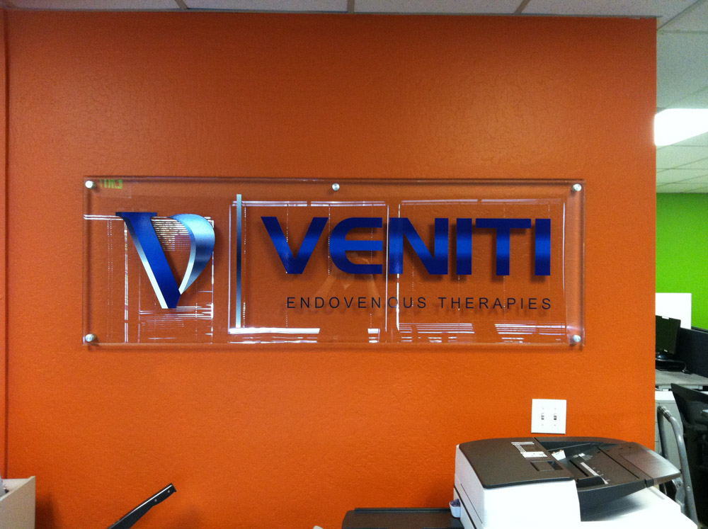 Veniti Lobby Sign in Pleasanton, CA