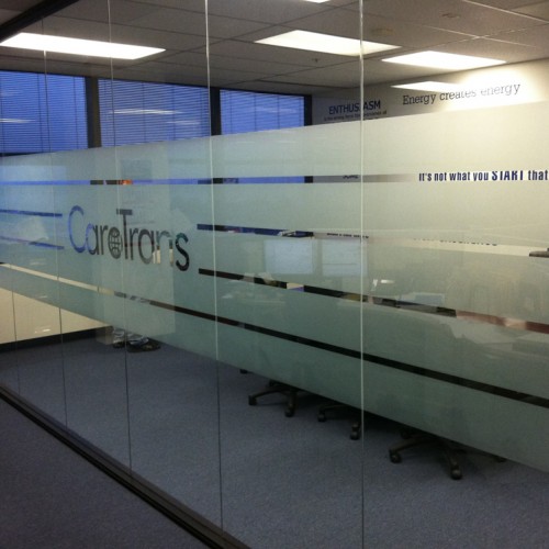 Dusted Crystal Window Film installation and design in Pleasanton