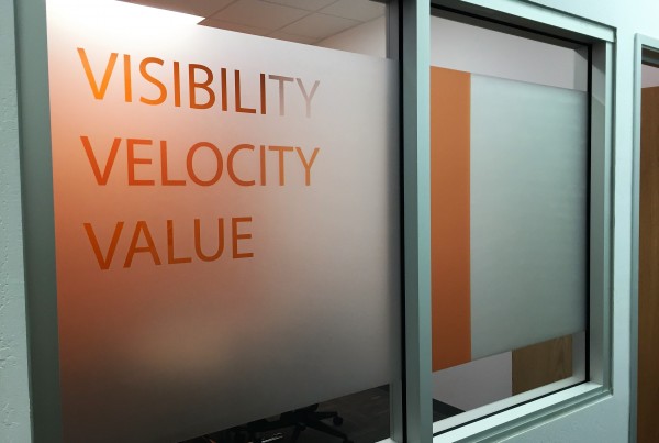 frosted window film installation in pleasanton