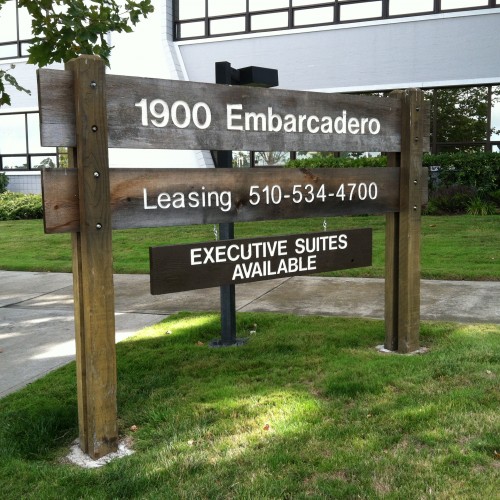 Wood Marketing Panel signage in Livermore, CA