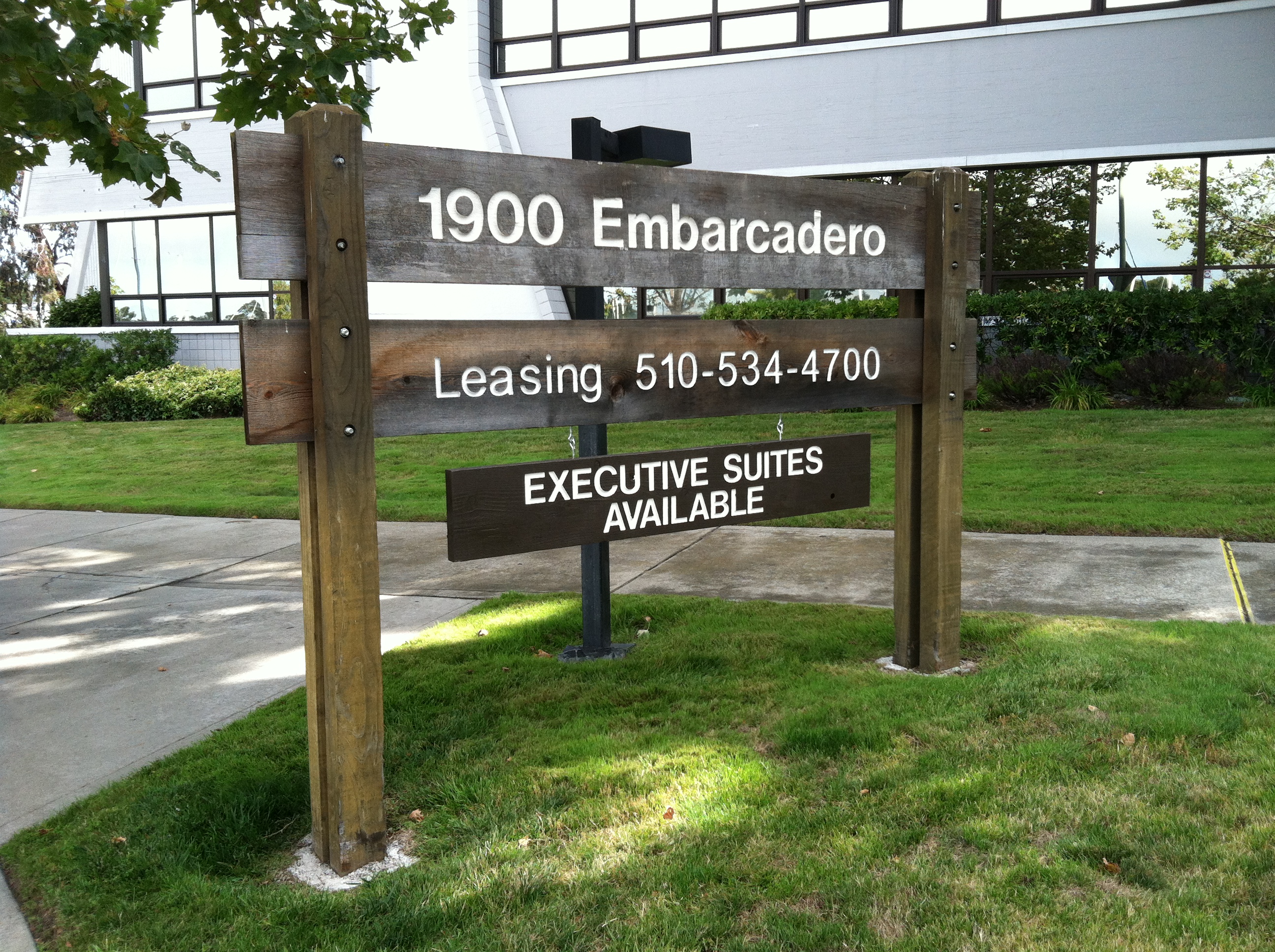 Wood Marketing Panel signage in Livermore, CA