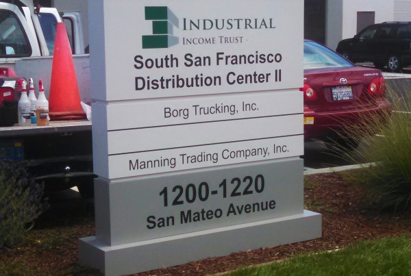 example on monument signage