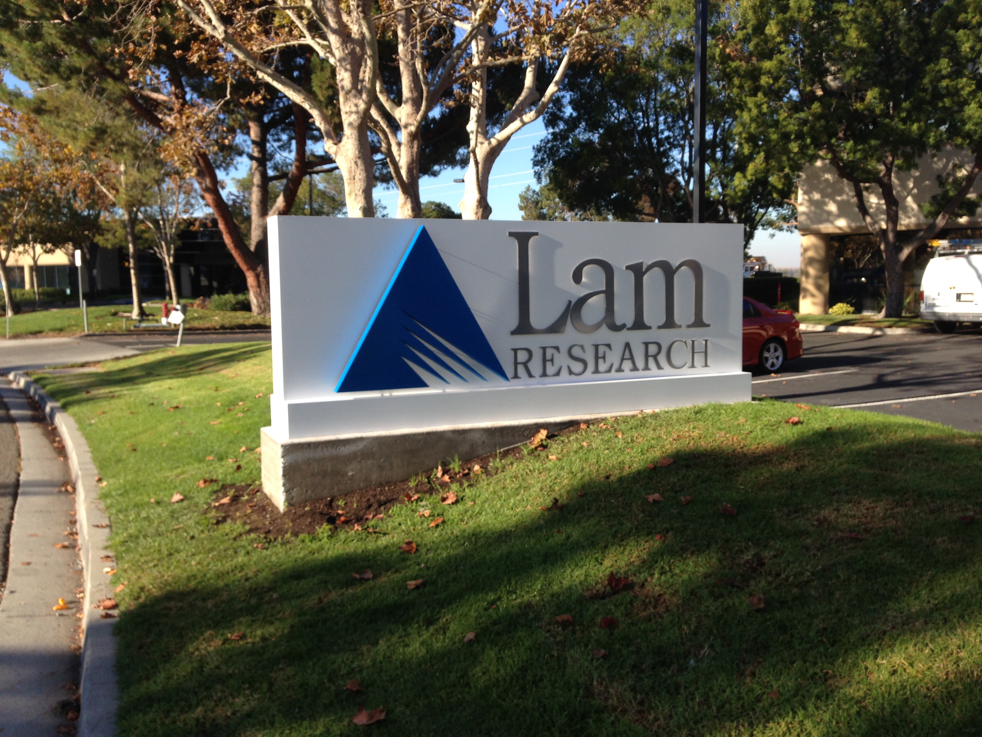 corporate monument sign production in pleasanton