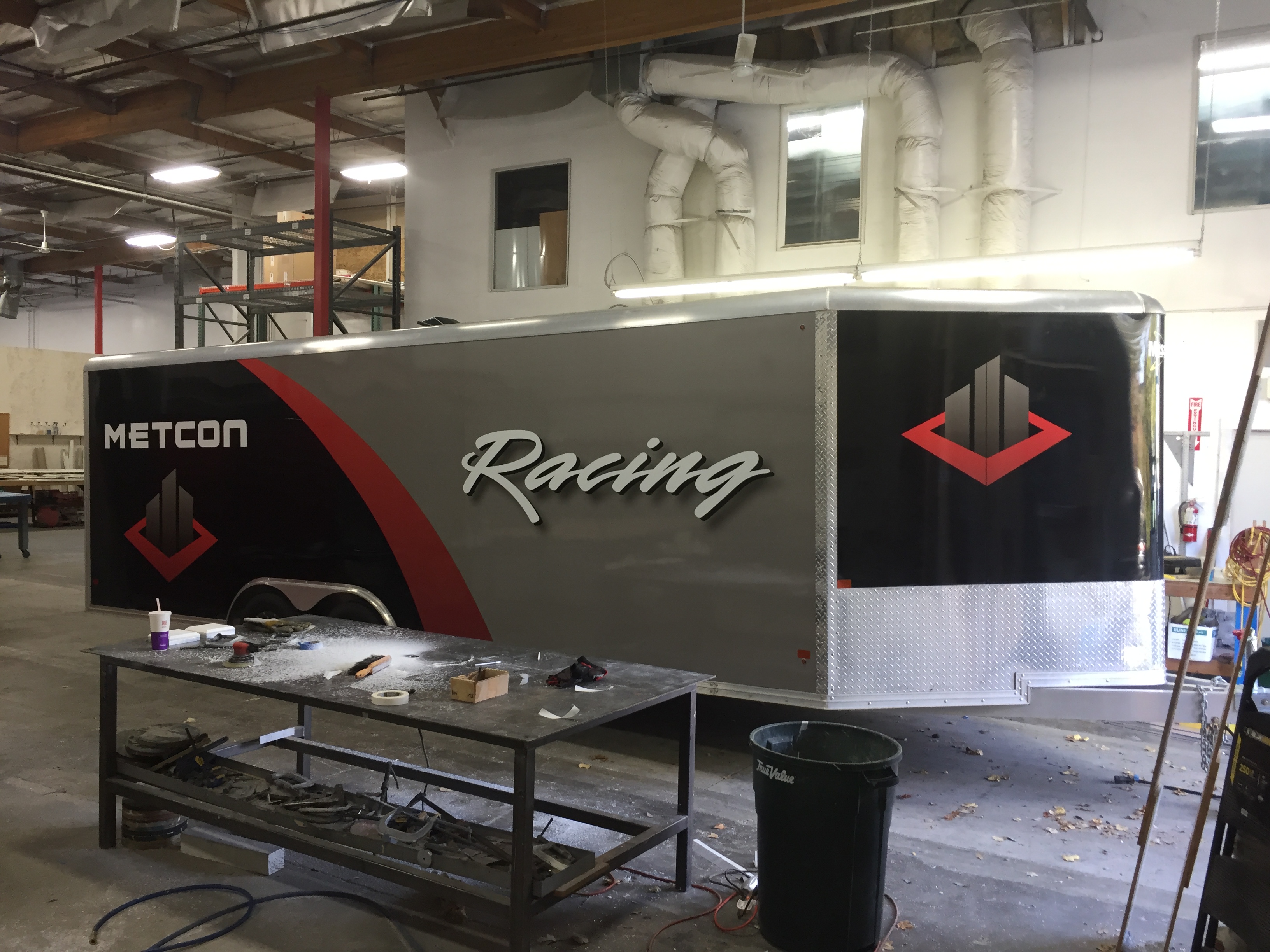 Custom Trailer wrap production in Pleasanton