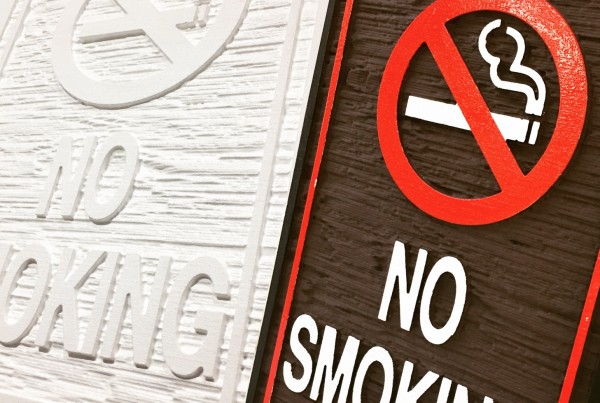 no smoking sign production