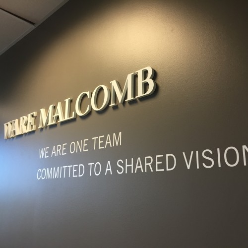 example of a lobby sign