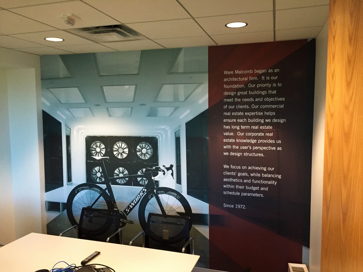 custom wall wrap production in Pleasanton